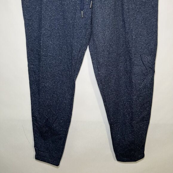 Eddie Bauer Lounge Sweatpants Mens Size L Large Blue 34x30 Tapered Cotton Blend - Picture 3 of 14